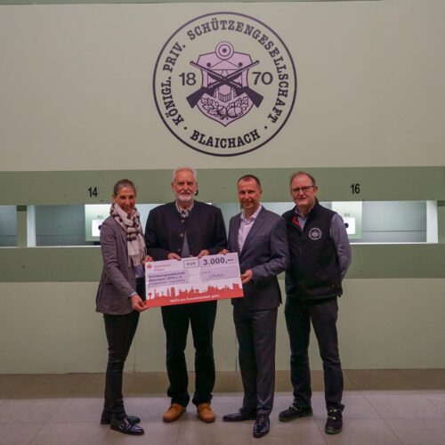 Sparkasse unterstützt Schützenjugend!